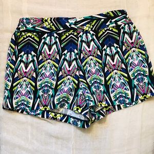 Bright, colorful cloth shorts